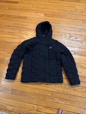 Mountain hardwear Black Hooded Quilted Jacket